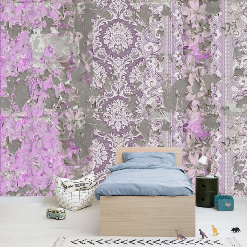 Pembe Desenli Duvar Kağıdı