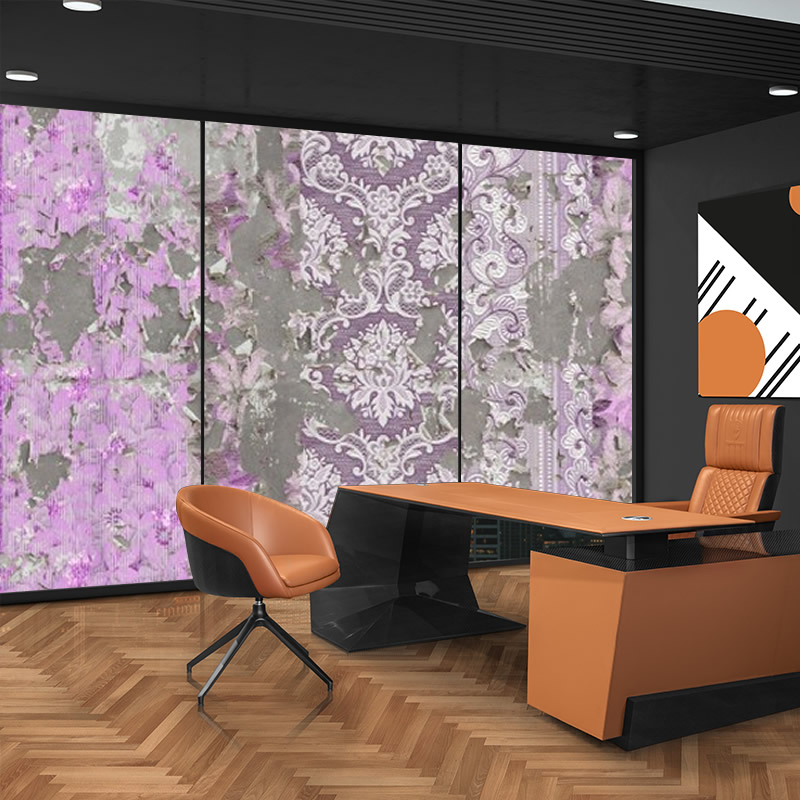 Pembe Desenli Duvar Kağıdı