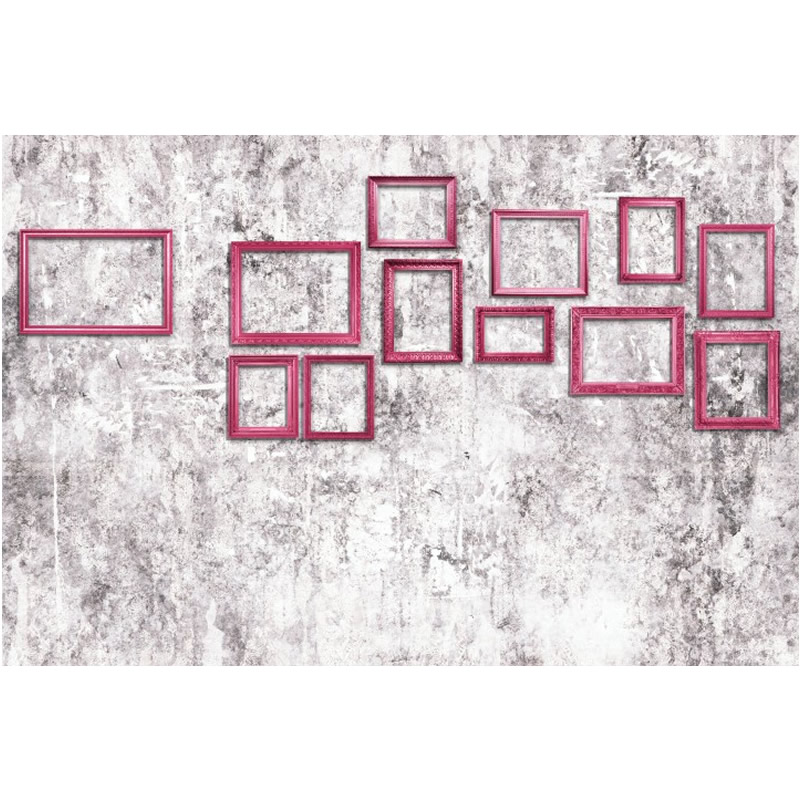 Pembe Çerçeveli Duvar Kağıdı