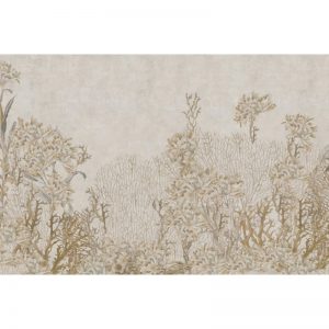 Sepia Akvaryum Desenli Duvar Kağıdı