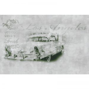 Klasik Araba Görselli Duvar Kağıdı