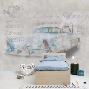 Klasik Araba Görselli Duvar Kağıdı