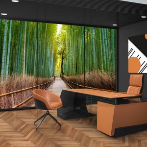 Bambu Ormanı Görselli Duvar Kağıdı