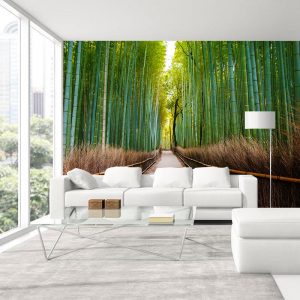 Bambu Ormanı Görselli Duvar Kağıdı